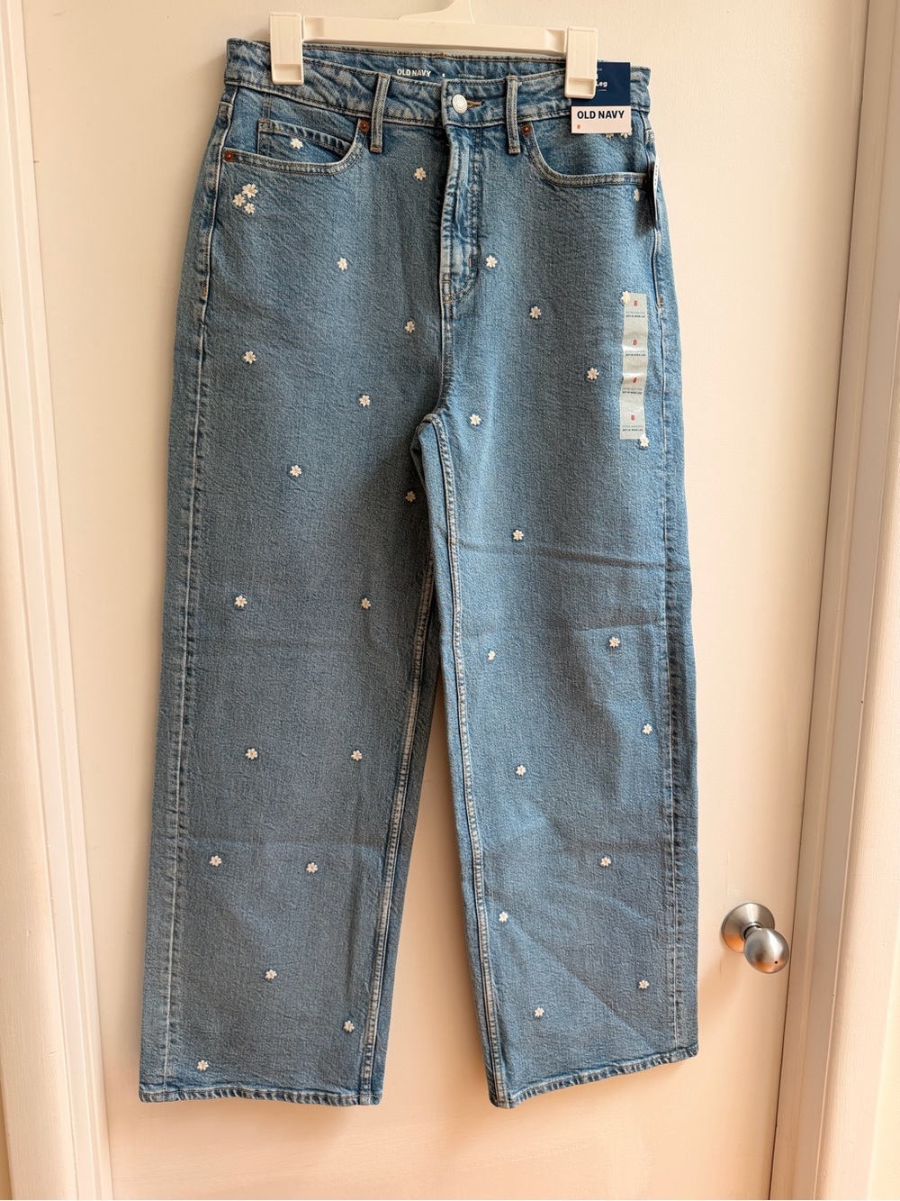 Old Navy Women's Daisy Extra High Rise Wide Leg Jeans
